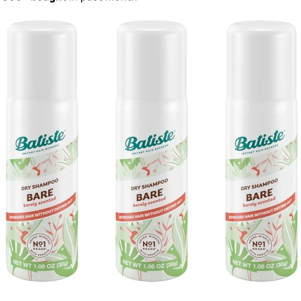 Batiste Dry Shampoo, Barely Scented 1.06 Oz Pack Of 6